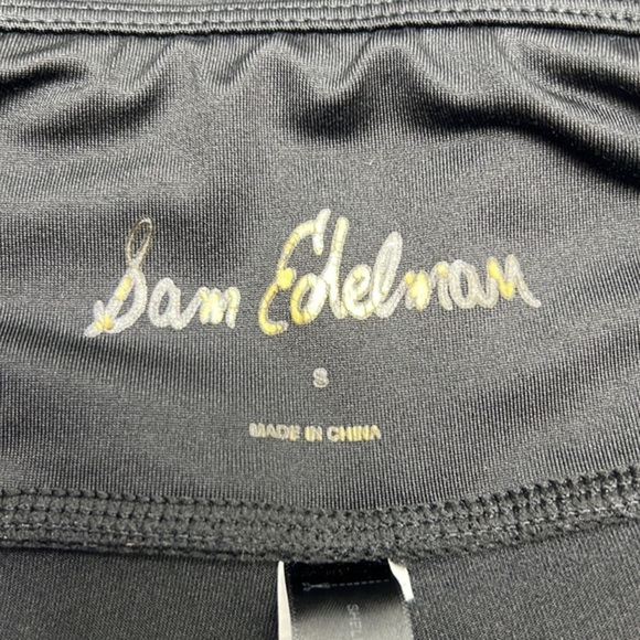 SAM EDELMAN Woman’s Black Capri Work out Legging Sz S - Picture 6 of 10
